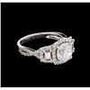 Image 1 : 2.94 ctw Diamond Ring - 18KT White Gold
