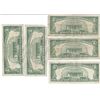 Image 2 : 1963 $5 Red Seal Bill Lot of 5