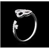 Image 4 : 0.24 ctw Diamond Ring - 14KT White Gold