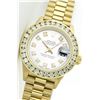 Image 1 : Rolex 18K Gold President 2.00 ctw Diamond Ladies Watch