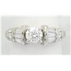 Image 5 : 1.14 ctw Certified Diamond Ring - Platinum