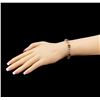 Image 3 : Crayola 20.00 ctw Citrine and White Sapphire Bracelet - .925 Silver