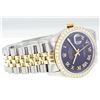 Image 6 : Rolex Two-Tone 1.00 ctw Diamond DateJust Men's Watch