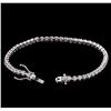 Image 3 : 2.20 ctw Diamond Tennis Bracelet - 14KT White Gold