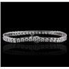 Image 2 : 14KT White Gold 7.52 ctw Diamond Bracelet