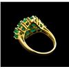 Image 3 : 3.68 ctw Emerald Ring - 14KT Yellow Gold