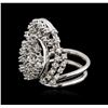 Image 4 : 14KT White Gold 0.62 ctw Diamond Ring