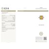 Image 5 : 18KT White Gold GIA Certified 3.74 ctw Yellow Sapphire and Diamond Ring