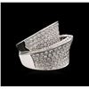 Image 1 : Bessa 3.65 ctw Diamond Ring - 18KT White Gold