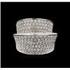 Image 2 : Bessa 3.65 ctw Diamond Ring - 18KT White Gold