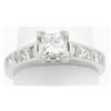 Image 4 : 1.00 ctw Diamond Ring - 14KT White Gold