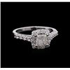 Image 1 : 1.34 ctw Diamond Ring - 14KT White Gold