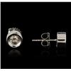 Image 1 : 14KT White Gold 0.80 ctw Diamond Stud Earrings