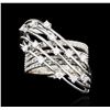 Image 1 : 1.25 ctw Diamond Ring - 14KT White Gold