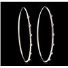 Image 2 : 18KT White Gold 1.19 ctw Diamond Earrings