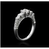Image 3 : 18KT White Gold 1.00 ctw Diamond Ring