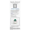 Image 3 : 1.60 ctw Emerald and Diamond Ring - 18KT White Gold