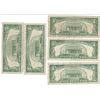 Image 2 : 1963 $5 Red Seal Bill Lot of 5