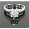 Image 5 : GIA Certified 1.41 ctw Diamond Ring - Platinum