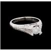 Image 1 : 1.26 ctw Diamond Ring - 18KT White Gold