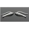 Image 6 : 0.25 ctw Diamond Earrings - 14KT White Gold
