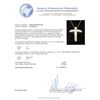 Image 3 : 1.76 ctw Diamond Cross Pendant With Chain - 14KT White Gold