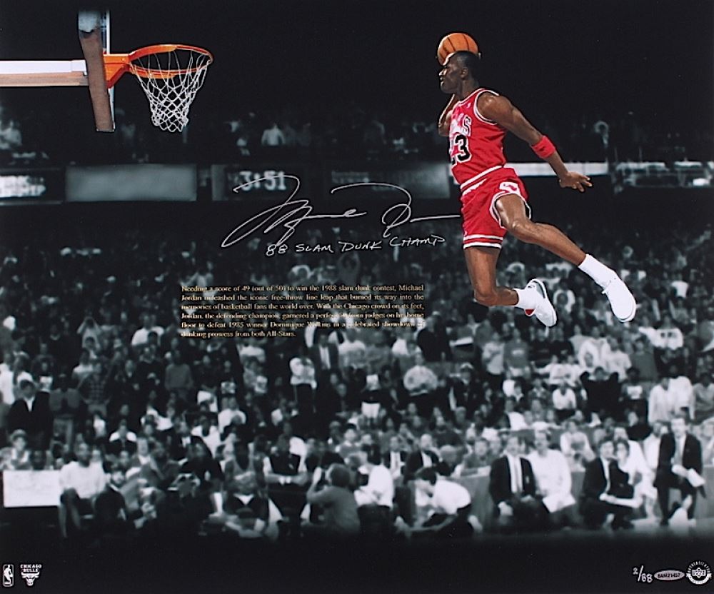Michael Jordan Signed Bulls LE 