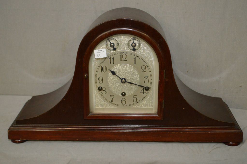Antique German made chiming mantle clock