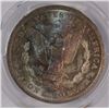Image 3 : 1891 MORGAN SILVER DOLLAR, PCGS MS-63  RAINBOW COLORS!