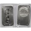 Image 2 : ( 2 ) DIFFERENT FIVE OUNCE .999 SILVER BARS PROSPECTOR & INDIAN/BUFFALO
