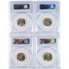 Image 2 : LOT OF (4) 1953 D JEFFERSON NICKELS PCGS MS 65