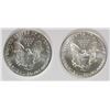 Image 2 : ( 2 ) GEM BU 1993 AMERICAN SILVER EAGLES