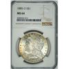 Image 1 : 1885-O MORGAN DOLLAR NGC MS-64