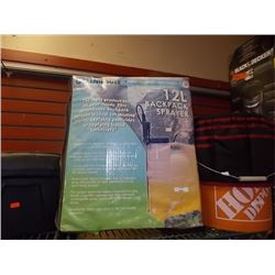BACK PACK SPRAYER - 12 LT STR ( open box - may or may not work - sold as-is - no warranty or guarant