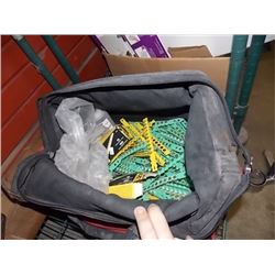 HILTI TOOL BAG WITH LOADS OF BULLETS (.27 CAL) - AND OTHER