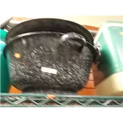 LARGE ENAMEL POTS- 2 TTL (ONE IS INSIDE THE OTHER)