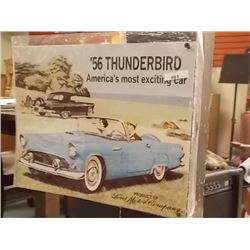 METAL 56 THUNDERBIRD SIGN