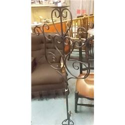 WROUGHT IRON CANDLE HOLDER - 5 FEET TALL