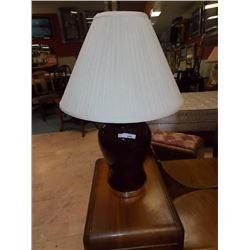 BURGANDY TABLE LAMPS - 2 TTL