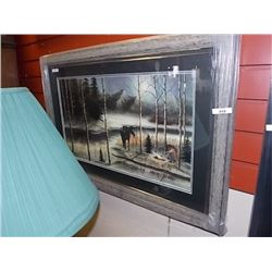 FRAMED LIMITED EDITION - DINNER TIME - DARCY SHANER - GALLERY ESTIMATE $425