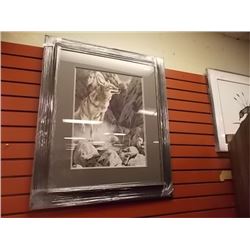 FRAMED LIMITED EDITION - FOWL PLAY - JUDY LARSEN - GALLERY ESTIMATE $725