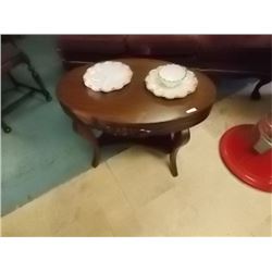 VINTAGE MAHOGANY OVAL PARLOUR TABLE