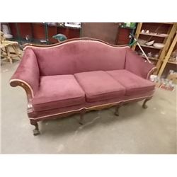 ANTIQUE CLAW FOOT SETTEE