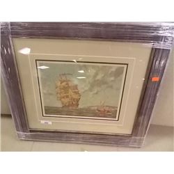 FRAMED PRINT - SAILING SHIP