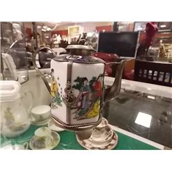 REAL SILVER TIBETAN TEA POT