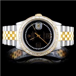 Rolex DateJust 3.50ct Diamond Wristwatch