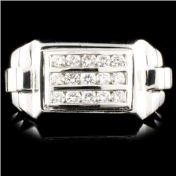 14K Gold 0.77ctw Diamond Ring