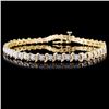 Image 1 : 14K Yellow Gold 1.00ctw Diamond Bracelet