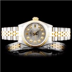 Rolex DateJust Ladies Diamond Wristwatch
