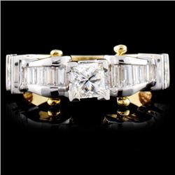 14K TT Gold 1.45ctw Diamond Ring